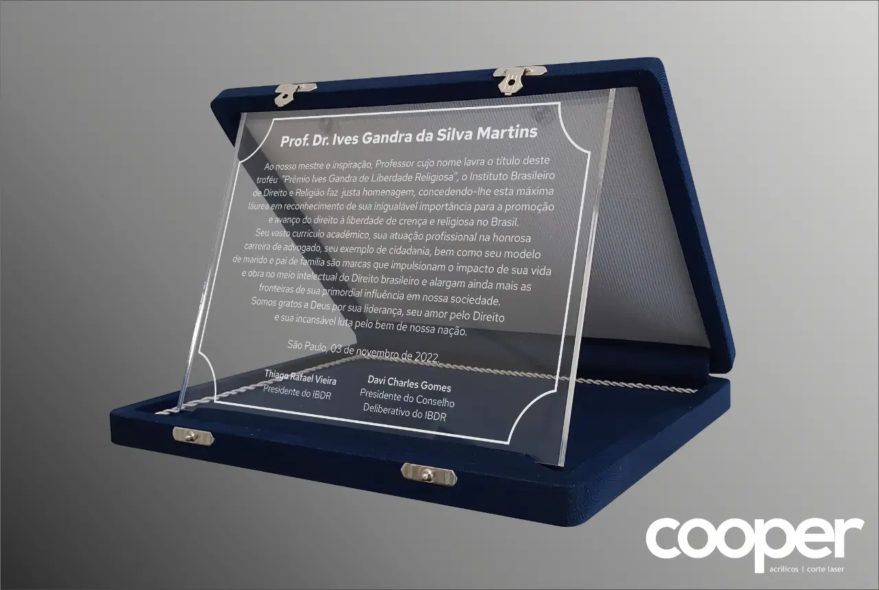 Cooper Acrílicos - Placa de Homenagem (7)