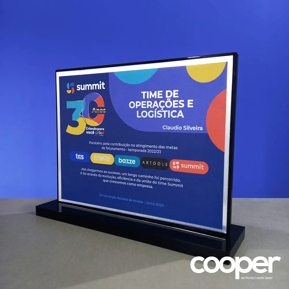 Cooper Acrílicos - Troféu (2)